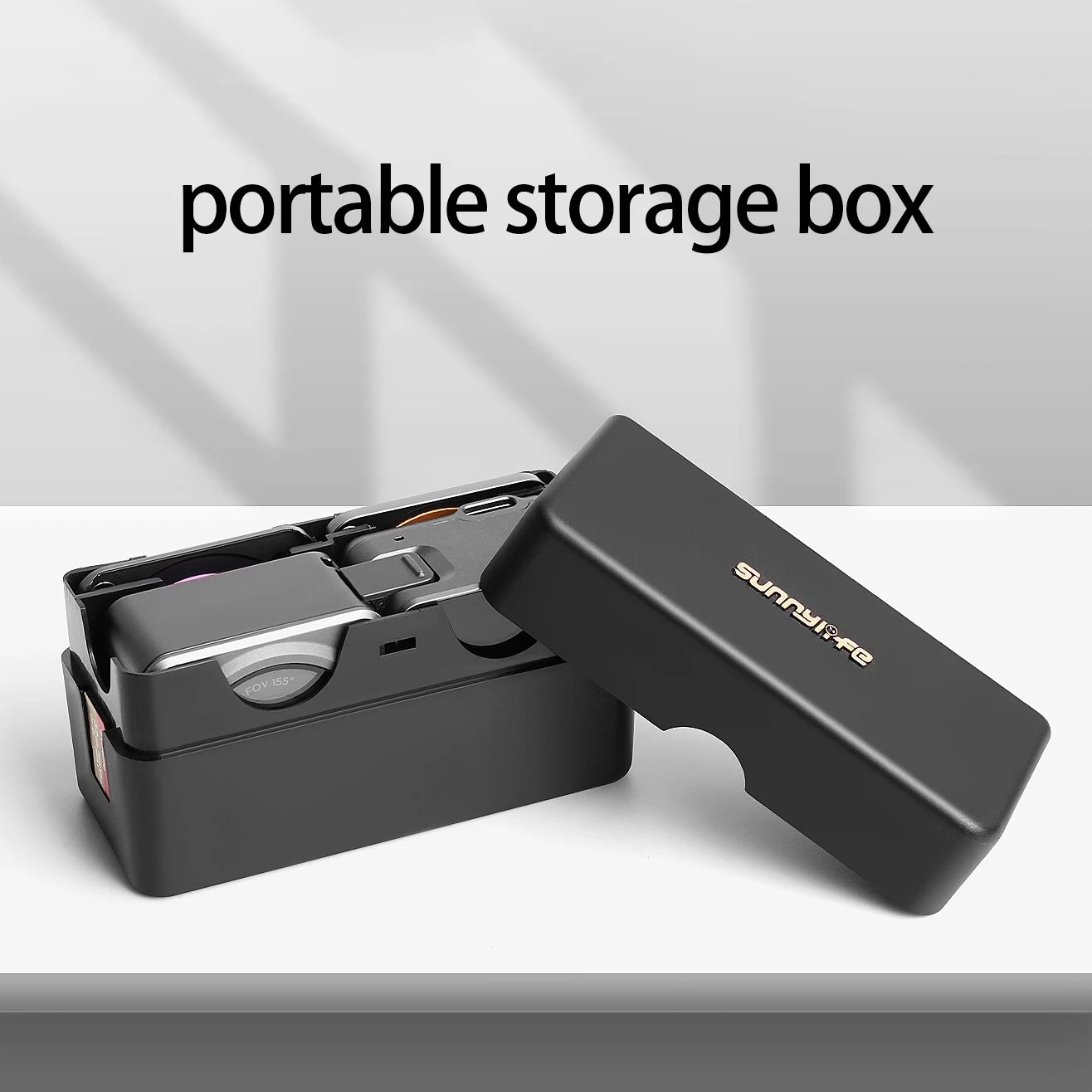 SUNNYLIFE коробка для хранения аксессуаров DJI Action 2 защитная спортивной камеры
