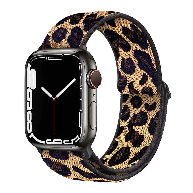 SGGS Nylon Loop Strap for apple watch band 44mm 45mm 41mm 40mm 42mm 38mm 49mm Correa bracelet iwatch series 3 4 5 6 Se 7 8 ultra