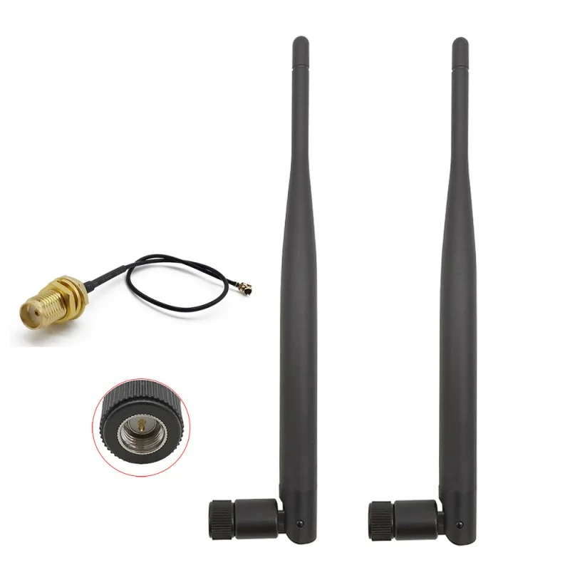 

ALLISHOP 10Set External 5DBi 868 Mhz Antenna SMA Male,Wireless 868Mhz Antenna For Router Network 15cm IPX to SMA 1.13 Cable