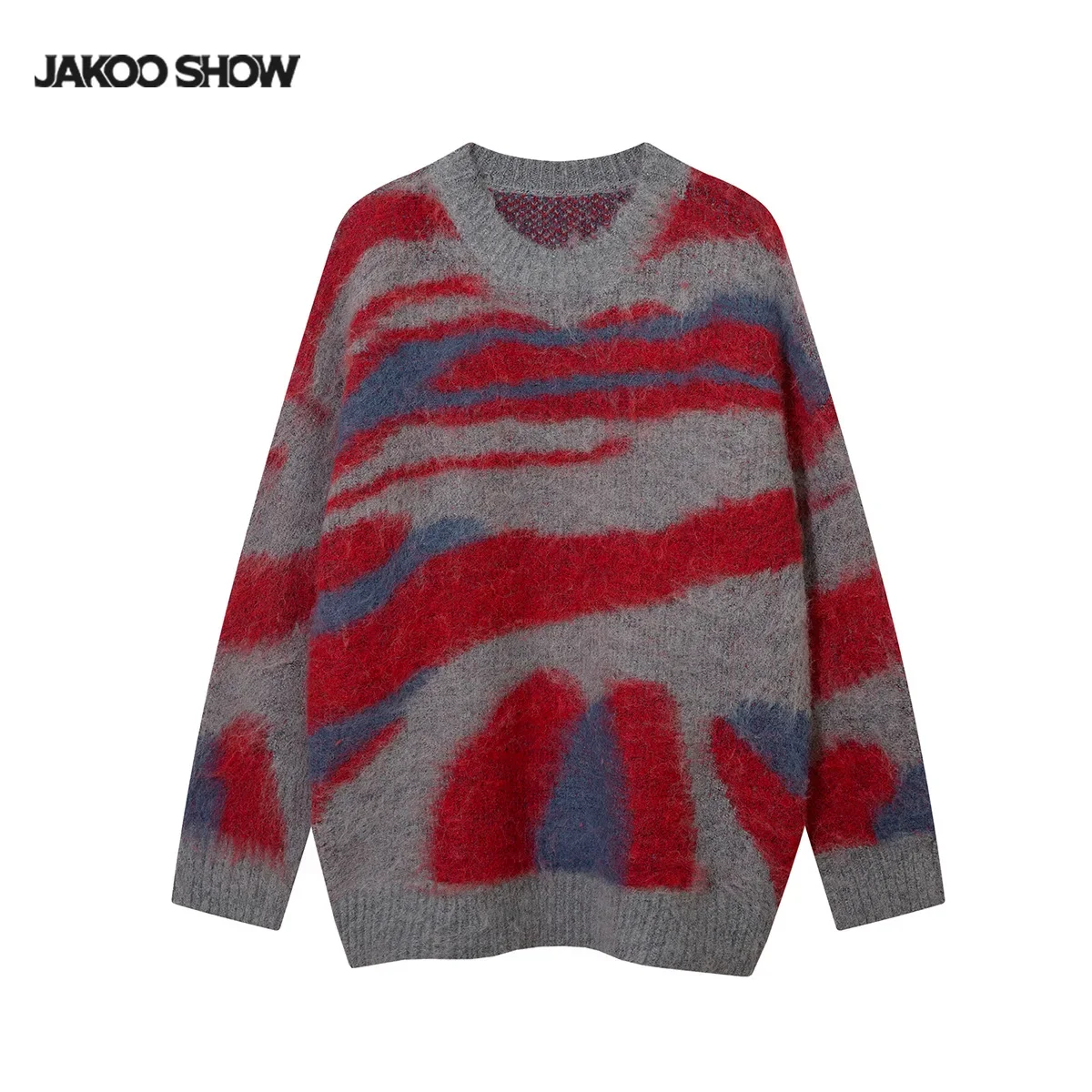 Модный осенне-зимний вязаный топ на флисовой подкладке с круглым вырезом базовый