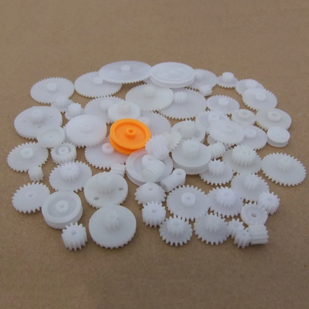 

64 вида аксессуары для короны червя косый тройник втулка для оси фоторяда комплект шестеренок вал для робота однослойный двухслойный сделай...