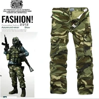 four seasons men camouflage military pants loose cargo pants mountaineering training pantalones tipo cargo overalls pantalon