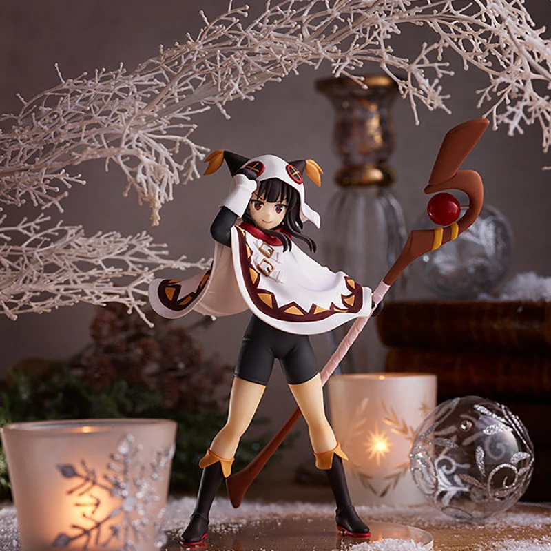 

Original GSC Up Parade Konosuba God's Blessing on This Wonderful World Megumin Winter Suit PVC Action Figure Doll Toys Model