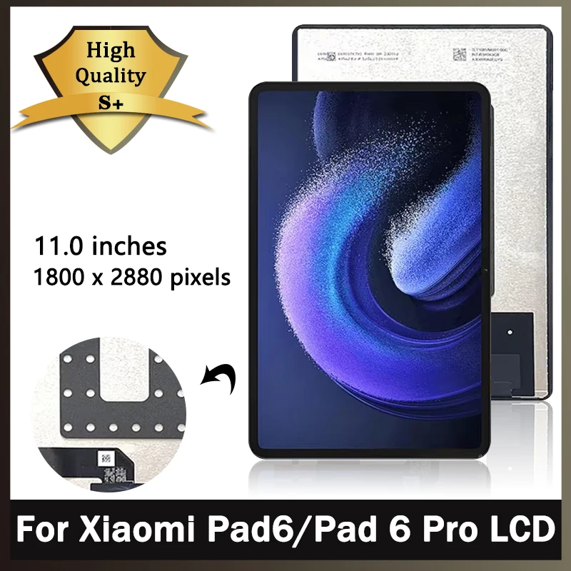11 &quotНовый 144 Гц для Xiaomi Pad 6 23043RP34C 23043RP34G ЖК-экран с сенсорной панелью и