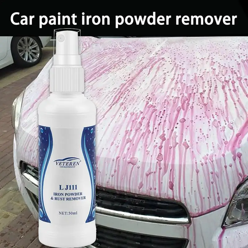 

Car Wheel Iron Dust Remover Spray Automotive Metal Surface Defender Auto Rim Cleaner Metal Rust Remover Spray For Vehicles