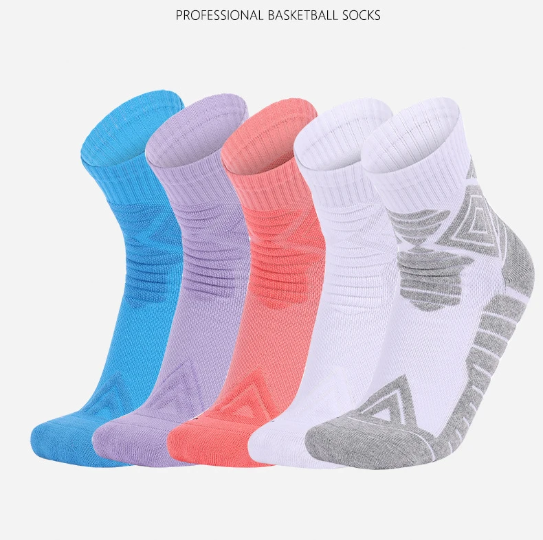 Basketball Ball Thick Towel Bottom Elite Basketball Socks Trend Actual Combat Sports Socks Breathable Socks for Men Women