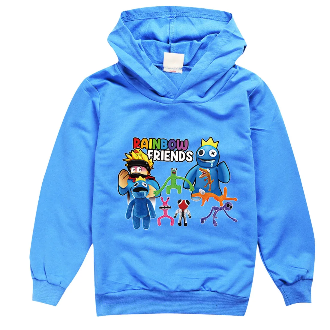 

Rainbow Friends Hoodie Kids Spring Hooded Sweatshirts Baby Boy Clothes Girls Kawaii Outerwear Children Casual Christmas Sweaters