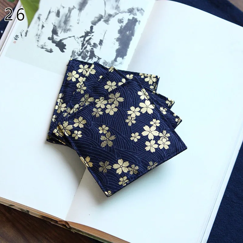 Квадратные подставки из хлопка и льна, 2 шт.