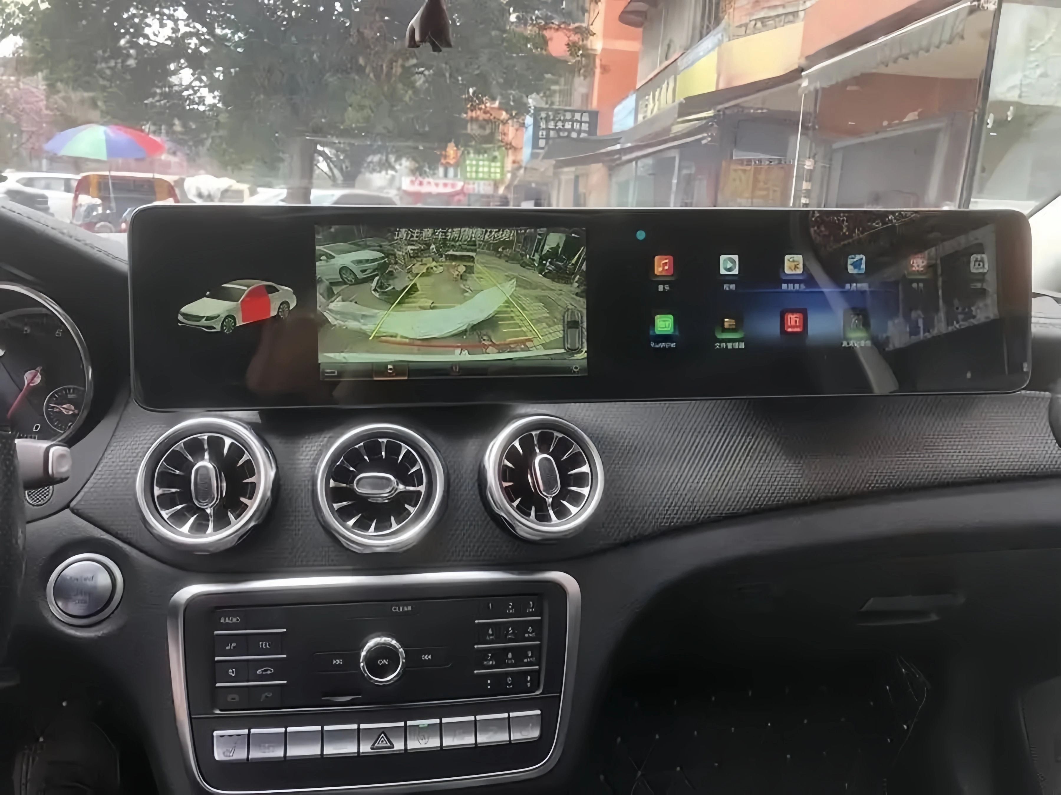 Фото 25.6 CarPlay Auto Android14 L RHD для Mercedes Benz A B C Class GLA CLA W205 W245 W246 W176 X156 C117 2013-2020 Экран Автомобильный Радиоприемник №5