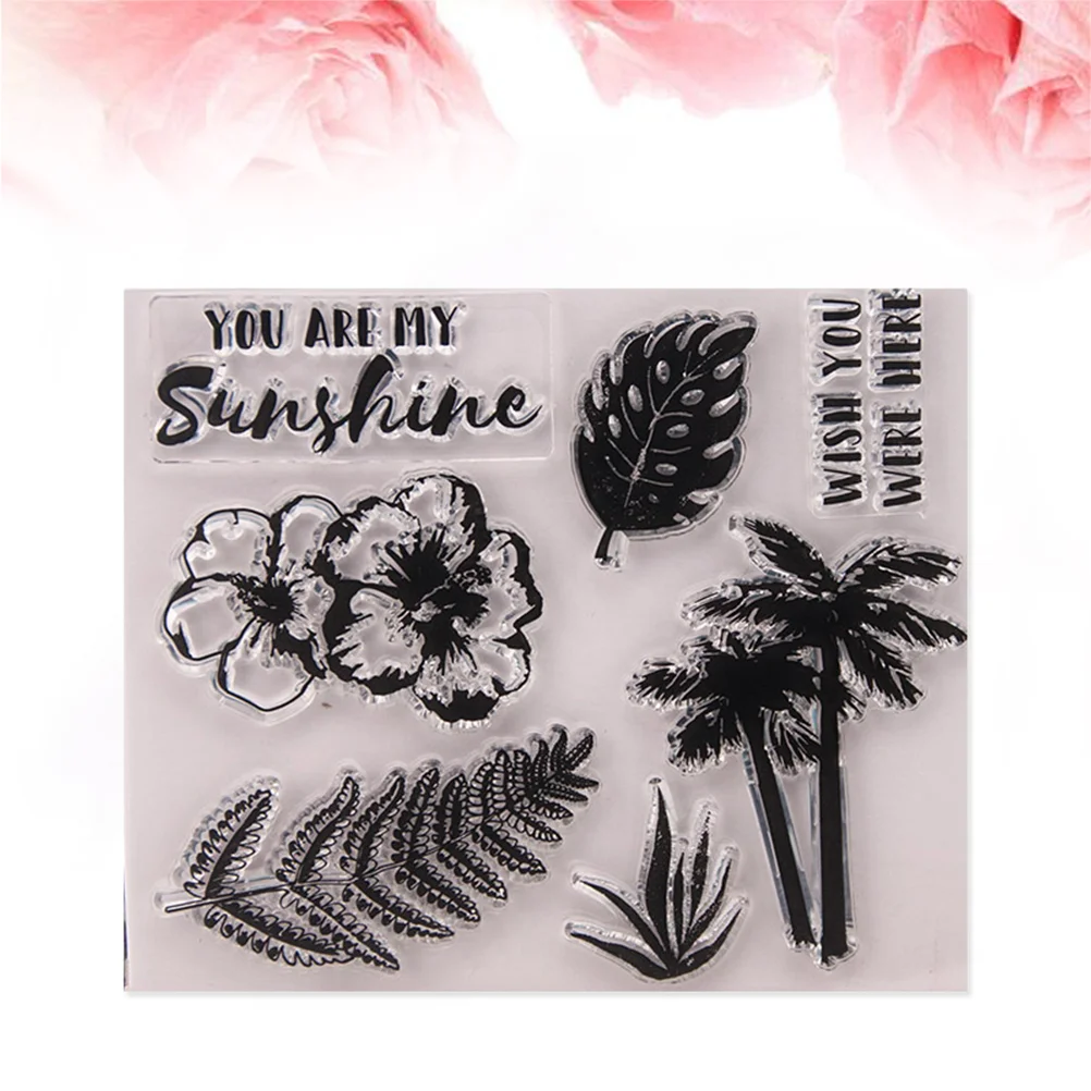 

1Pc Stamps Rubber Cling Seal Sheet for DIY Decoration Making Craft Diary