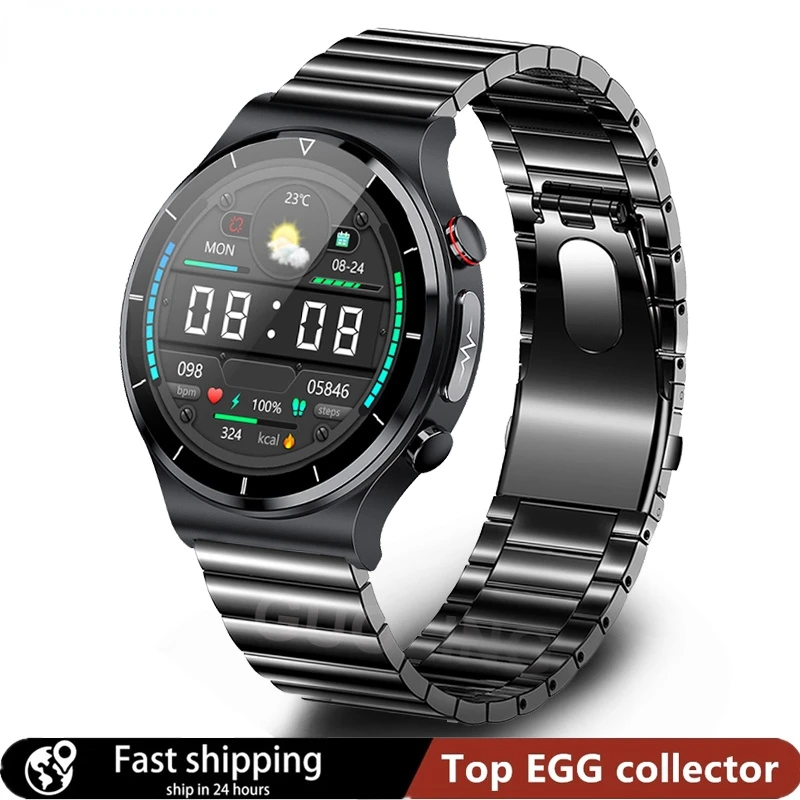 

NEW HD Smart Watch Men Wireless Charging IP68 Waterproof ECG+PPG Smartwatch Women Activity Tracker Sport Fitness Watch+Box
