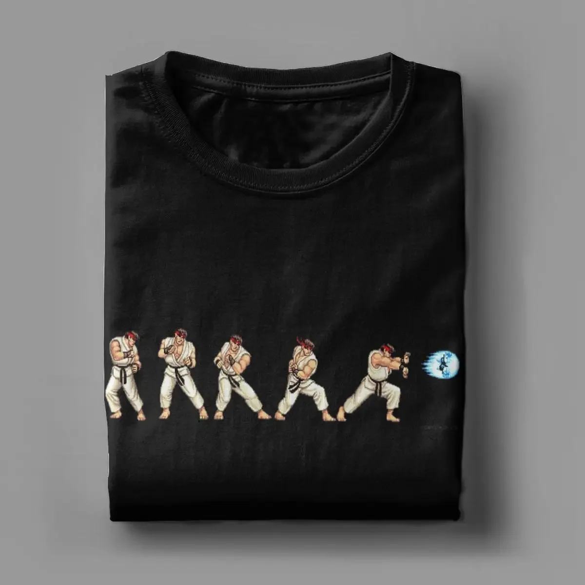 Футболка мужская с коротким рукавом и круглым вырезом из чистого хлопка