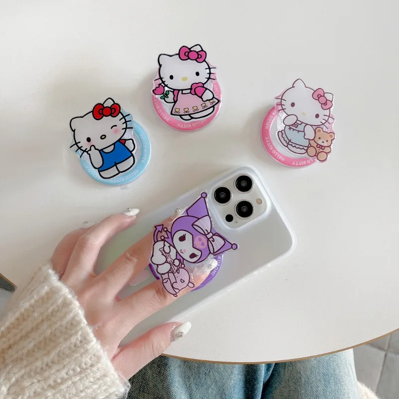 Симпатичный мультяшный магнитный держатель Sanrio hello kitty Kuromi Melody для iPhone или