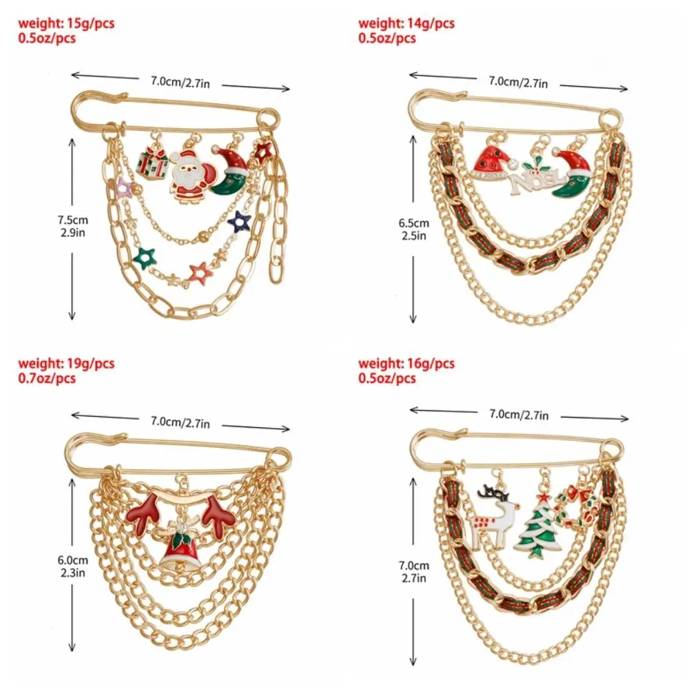 Простая мультяшная рождественская брошь снежинки снеговик пояс булавка