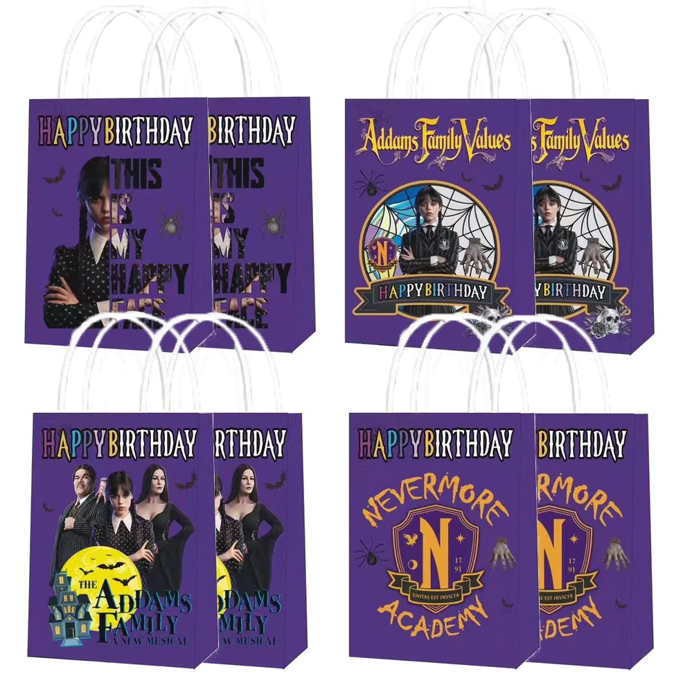 Kids Party Decor Baby Shower Paper Candy Bags Girl Boy Birthday Party Supplies
