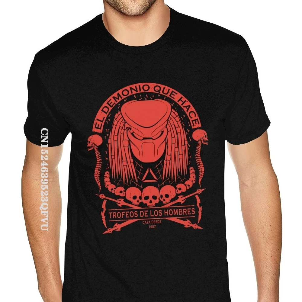 

Alien Hunter Predator Oversized Anime Tshirt Men Tshirt Big Size Men 2022 Summer Tee Shirts Brand Mens T Shirt Cotton Tees