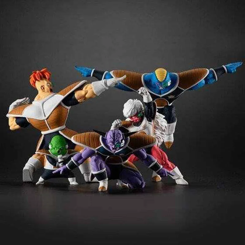 

Dragon Ball Anime Figure Ginyu Force Jeice Ginyu Guldo Recoom Burter Figures Pvc Figurine Collection Desk Model Decora Toys Gift