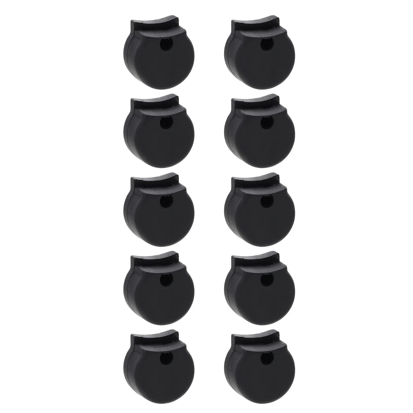 

10 Pcs Saxophone Accessories Clarinet Finger Rest Cover Thumb Comfortable Lightweight Cushion Silicone Black Oboe