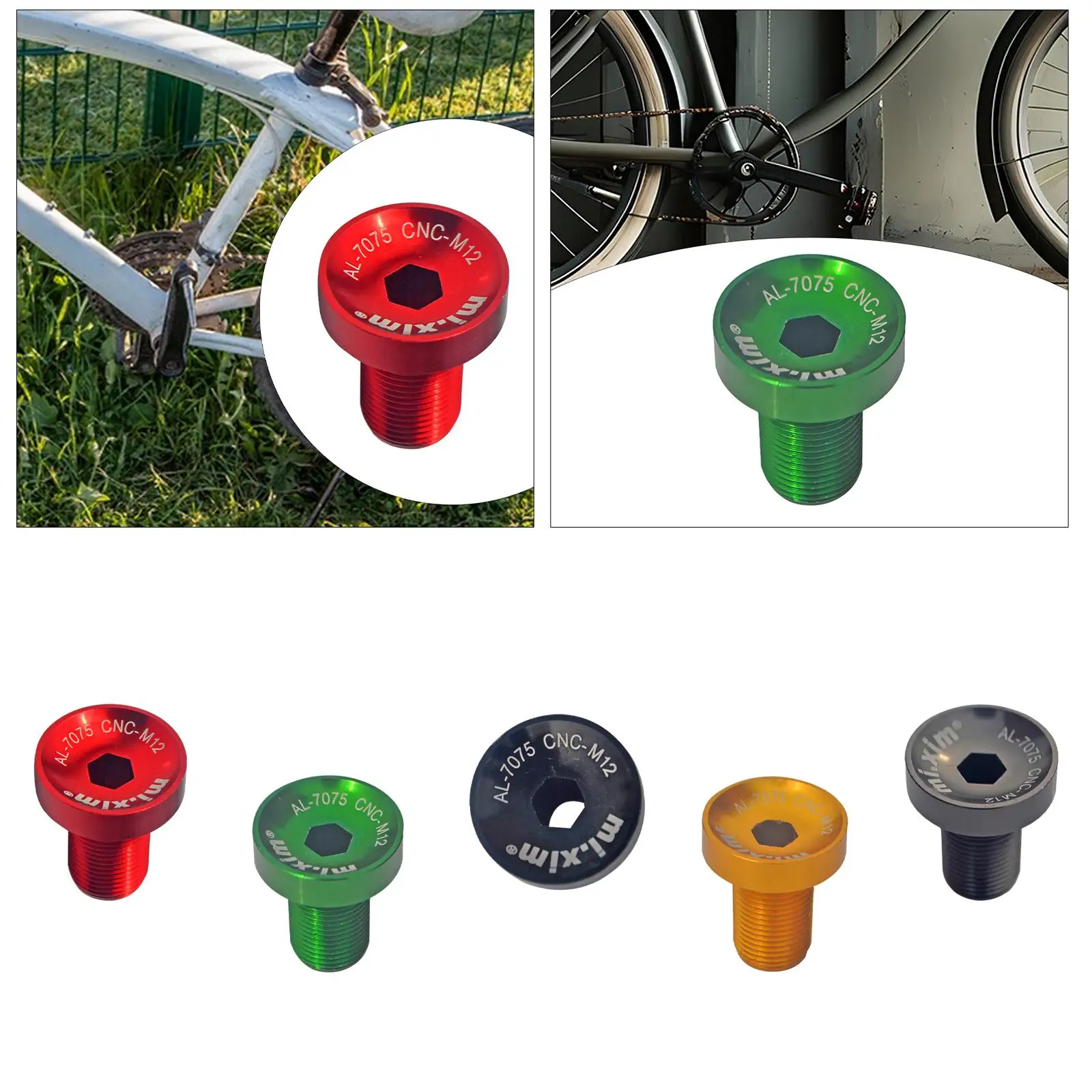 Болт шатуна велосипеда из алюминиевого сплава легкий и прочный винт