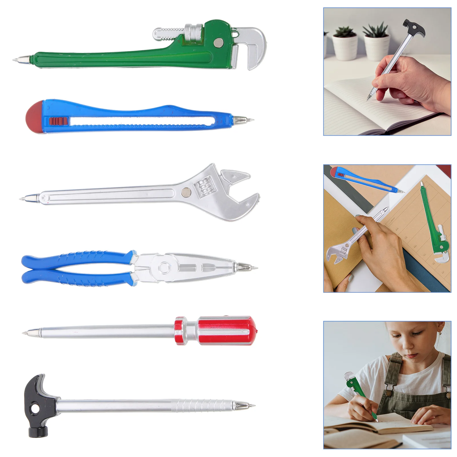 

Pens Pen Tool Men Ballpoint Novelty Writing Fancy Funny Point Hammer Shape Kids Fidget Ink Demotivational Magnet Gifts