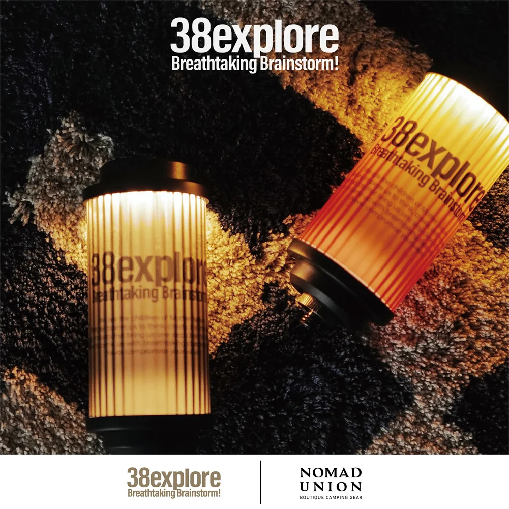 

38 explore 38-KT 38 светильник ED портативный фонарь, лампа для кемпинга, Водонепроницаемый аварийный свет, питание от батареи 18650 キャ