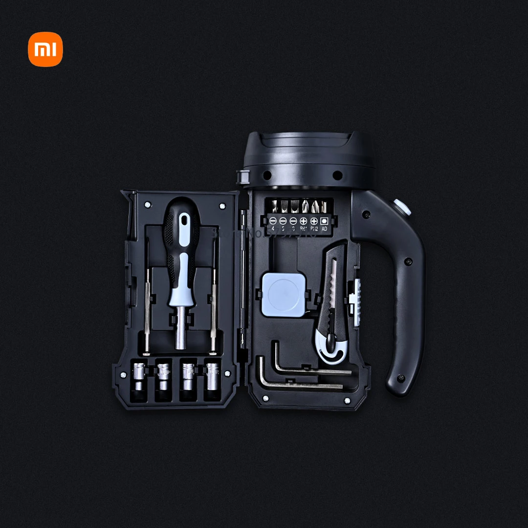 Набор инструментов для осветительных приборов Xiaomi JIUXUN, компактный, комбинированный, с динамометрической отверткой