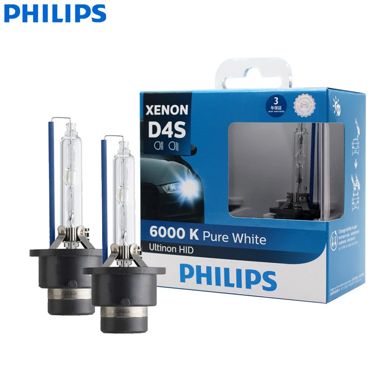 Philips D4S 6000K 35 Вт Ultinon HID холодный синий ксенон светильник свет автообновление фары