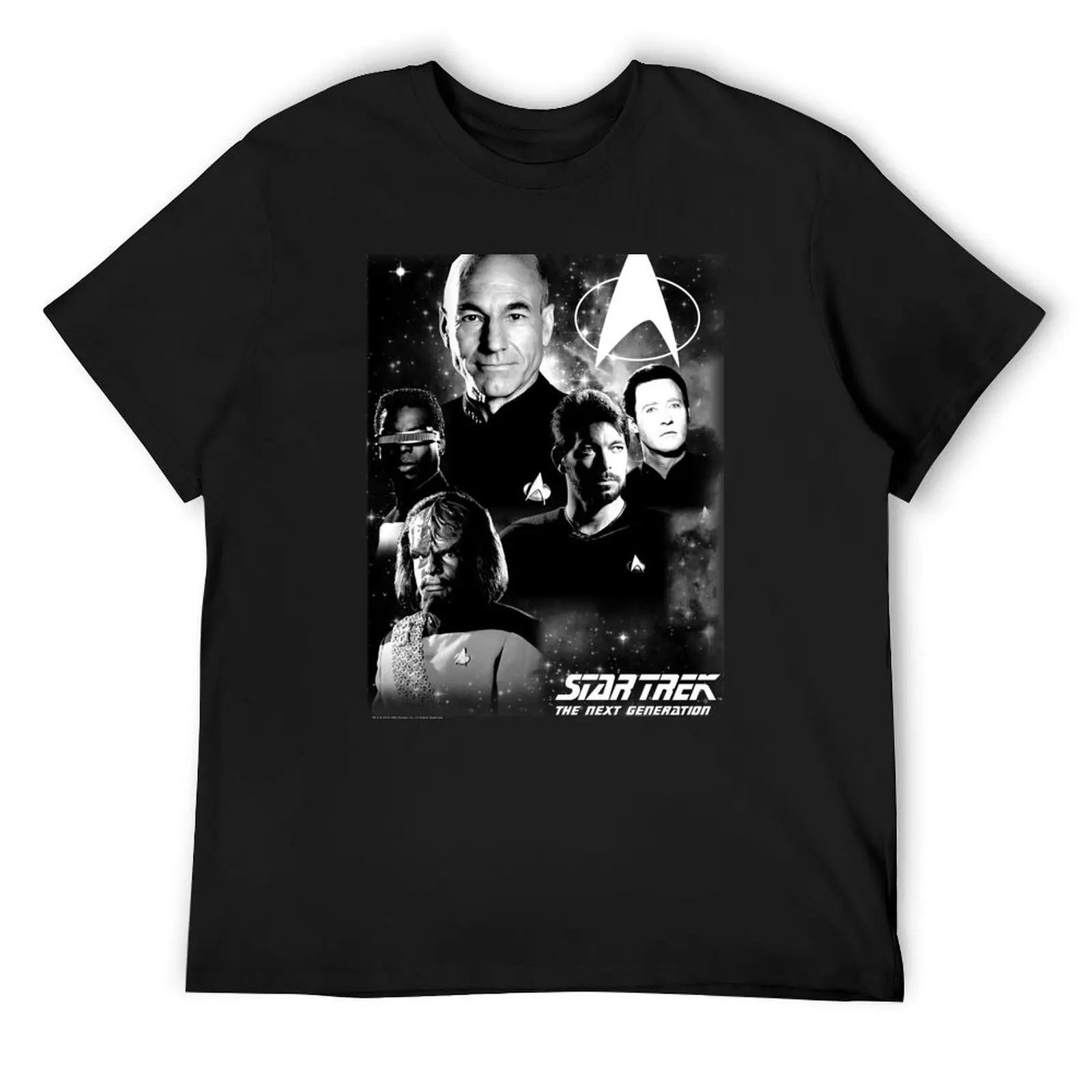 Футболка с плакатом и коллажем персонажа Star Trek Next Generation