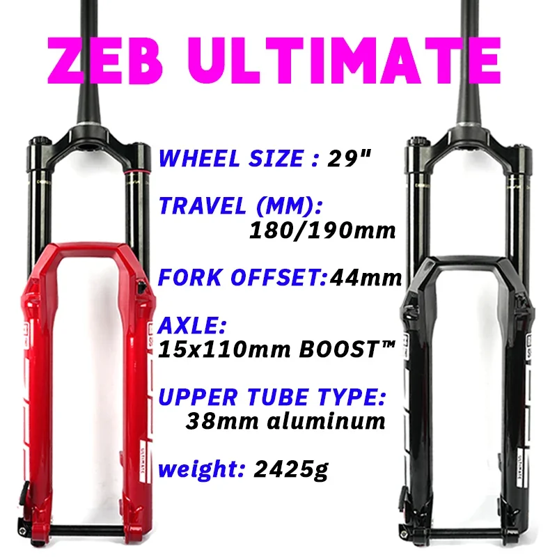 2024 НОВАЯ модель ROCKSHOX NEW ZEB Ultimate подвесная вилка Зарядное устройство 3.1 RC2 Демпфер 1 5