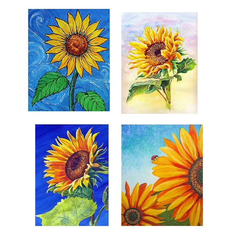 

Набор для алмазной живописи «сделай сам» 4 шт.