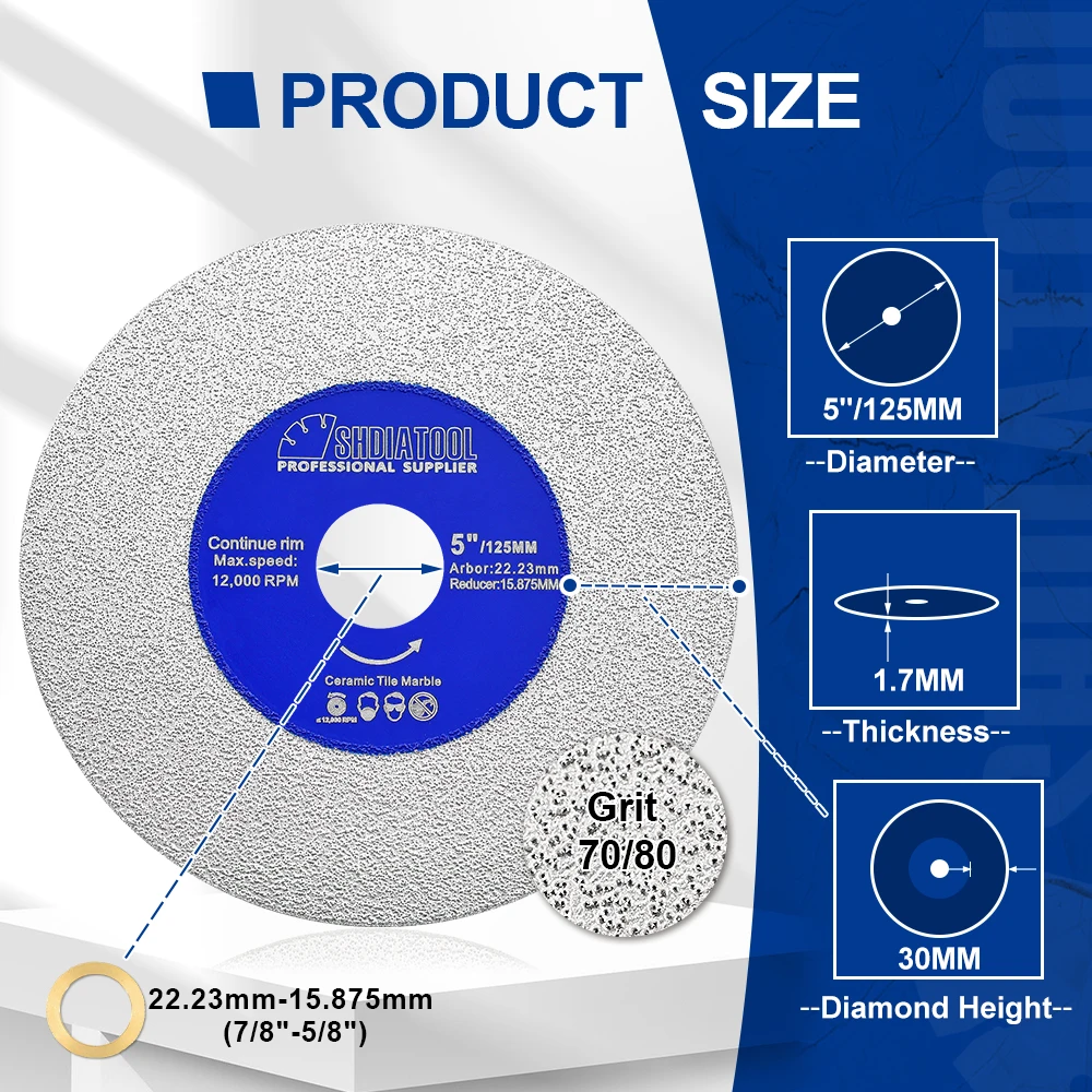 

SHDIATOOL Отдельный диск для резки 1 шт. 100/115/125 мм