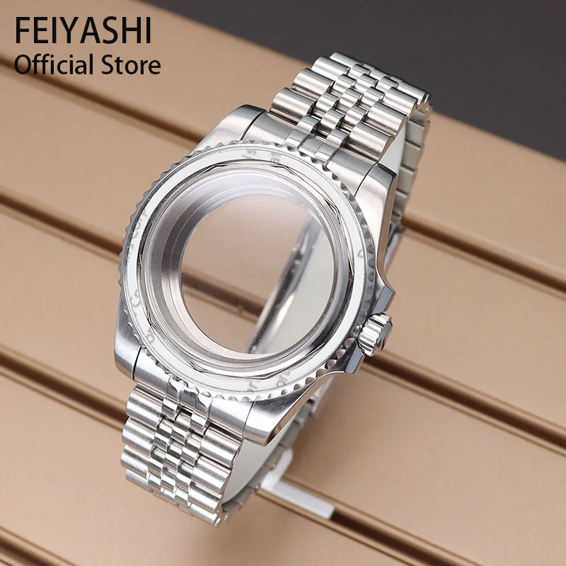 40mm Watch For Men Cases Bracelet Strap For Seiko nh35 nh36 ETA 2824 Miyota 8215 Movement Accessory Parts 28.5mm Dial submariner