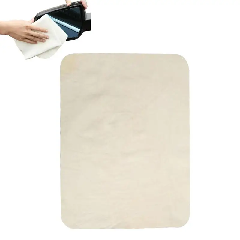 

Car Cleaning Cloth Sheepskin Cleaning Towels Super Absorbent Scratch Free Car Washing Cloth Weave Grime Liquid For Streak-Free