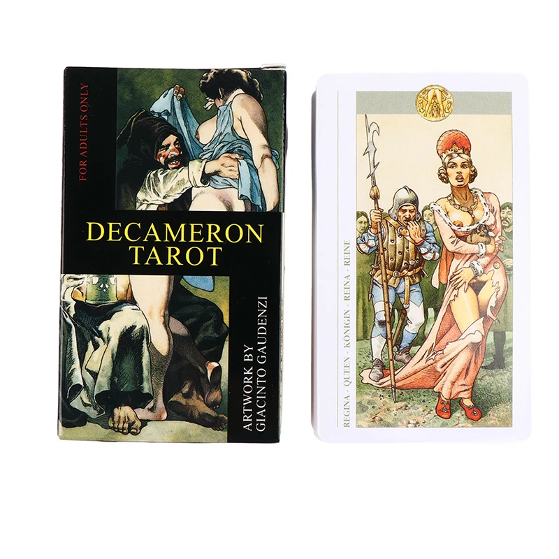 Карты Таро Decameron классические настольные игры на английском языке Необычные