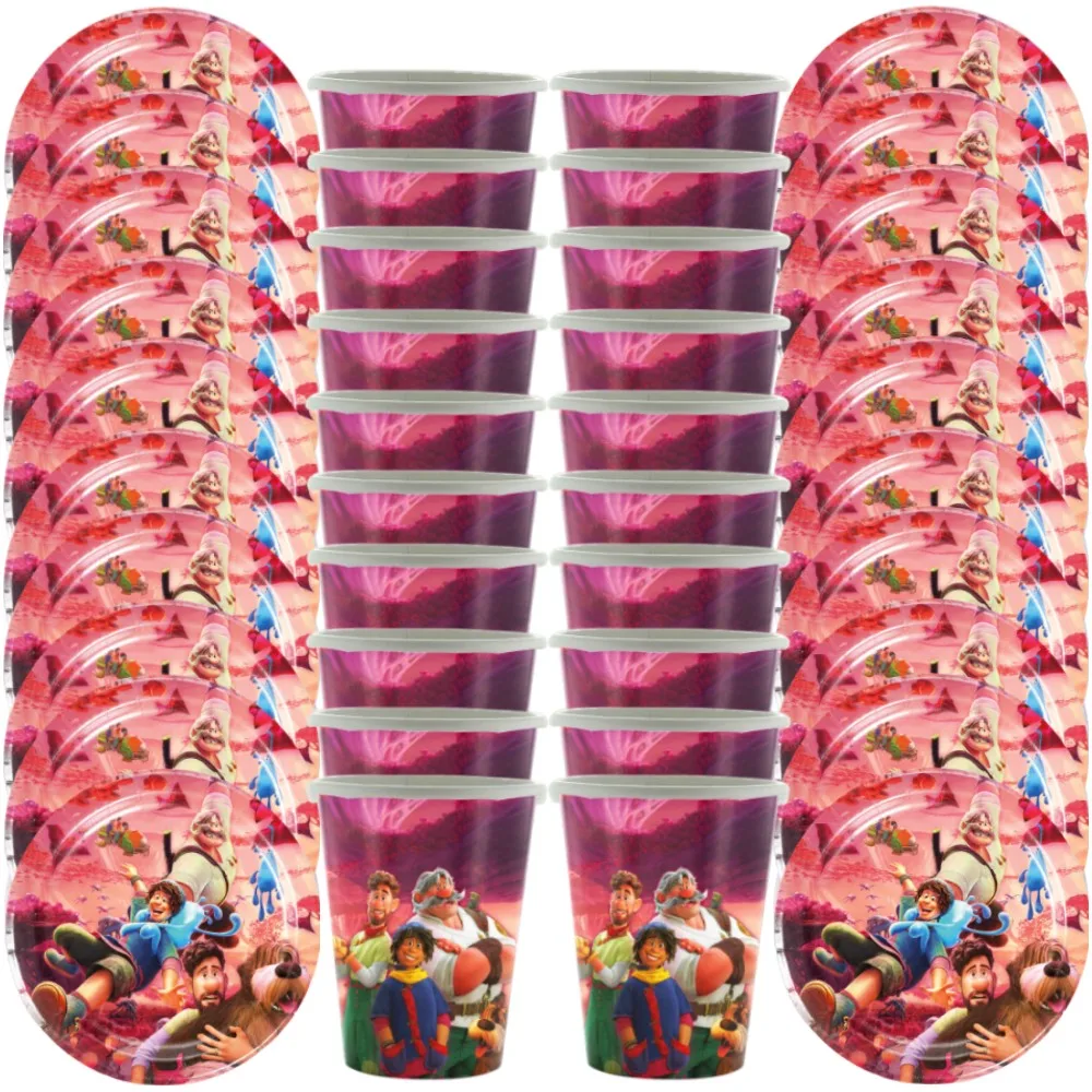 

Disney Strange World Party Decoration Cartoon Paper Plate Cup Disposable Tableware Baby Shower Kids Birthday Party Supplies Set