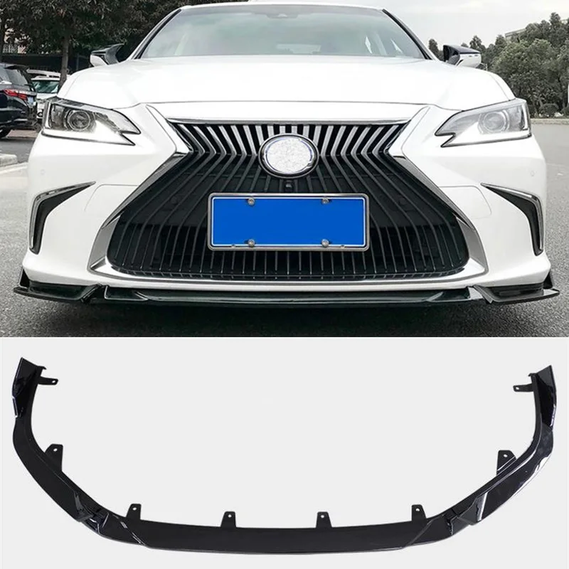 

Сплиттер для губ диффузора переднего бампера серии Lexus ES ES200/260/300H, аксессуары для предотвращения столкновений, установка 2018-2022, 3 шт.
