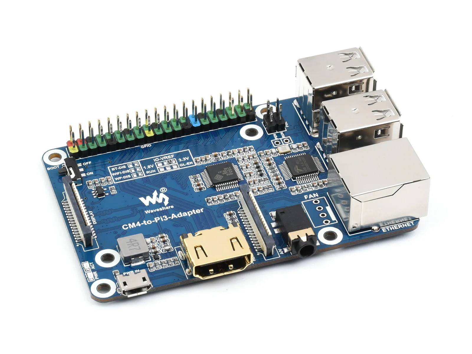 

Переходник Raspberry Pi CM4-3B, Альтернативное решение для Φ/B + встроенный порт Ethernet RJ45 Gigabit