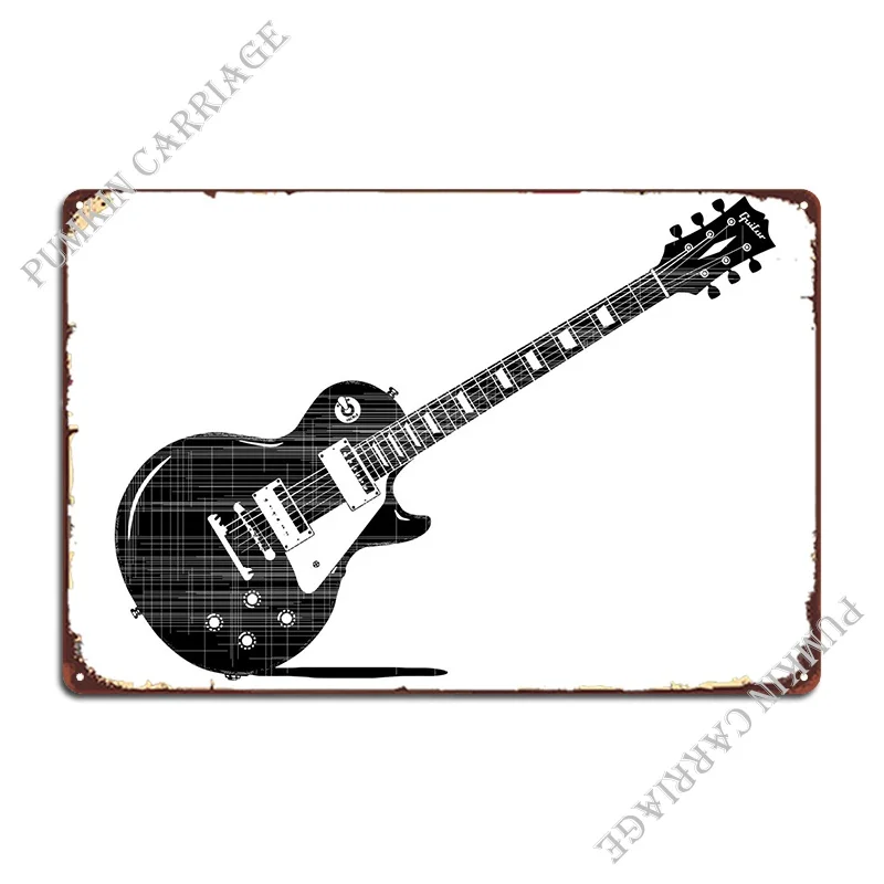 

Черный металлический знак для гитары, Фотофон для кухни