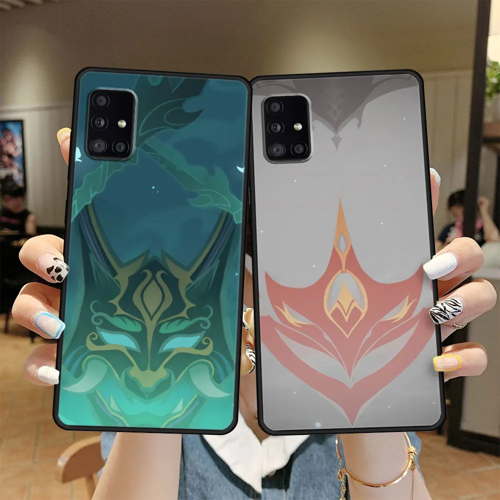 

Genshin Impact Game Cell TPU Case Coque for Samsung Galaxy A51 A12 A52 A21s A72 A31 A32 A71 GalaxyA21s GalaxyA52 Protection