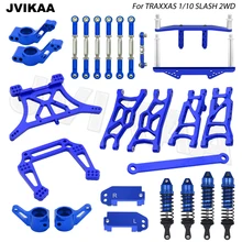 for Traxxas Slash 2WD Chassis Kit Link Rod Front & Rear Shock Tower Mounts Suspension Arms for 1/10 4X4 Short Course Car Parts