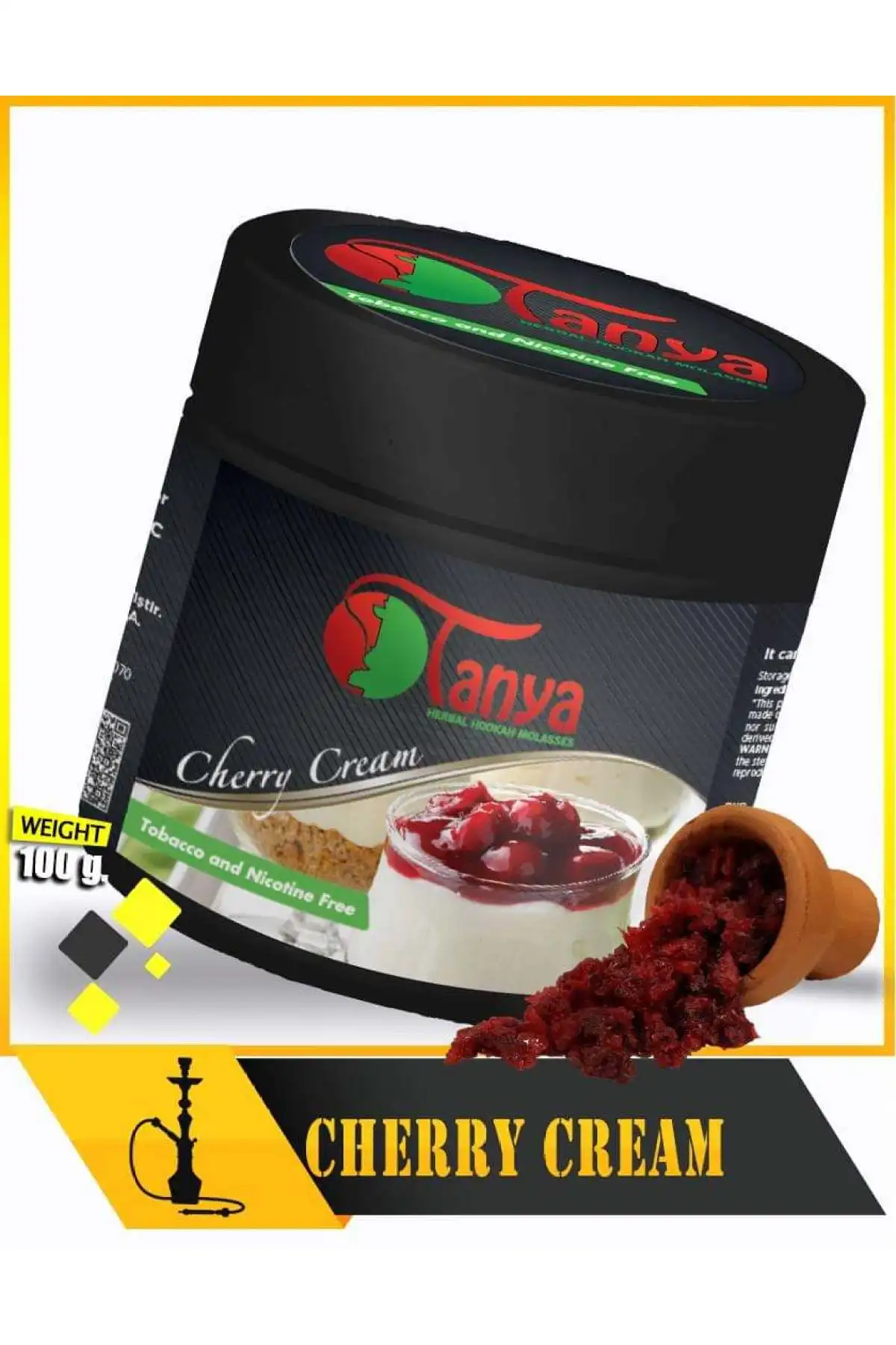 

CHERRY CREAM TANYA 100 GRAMS HERBAL exploded her antistres anime