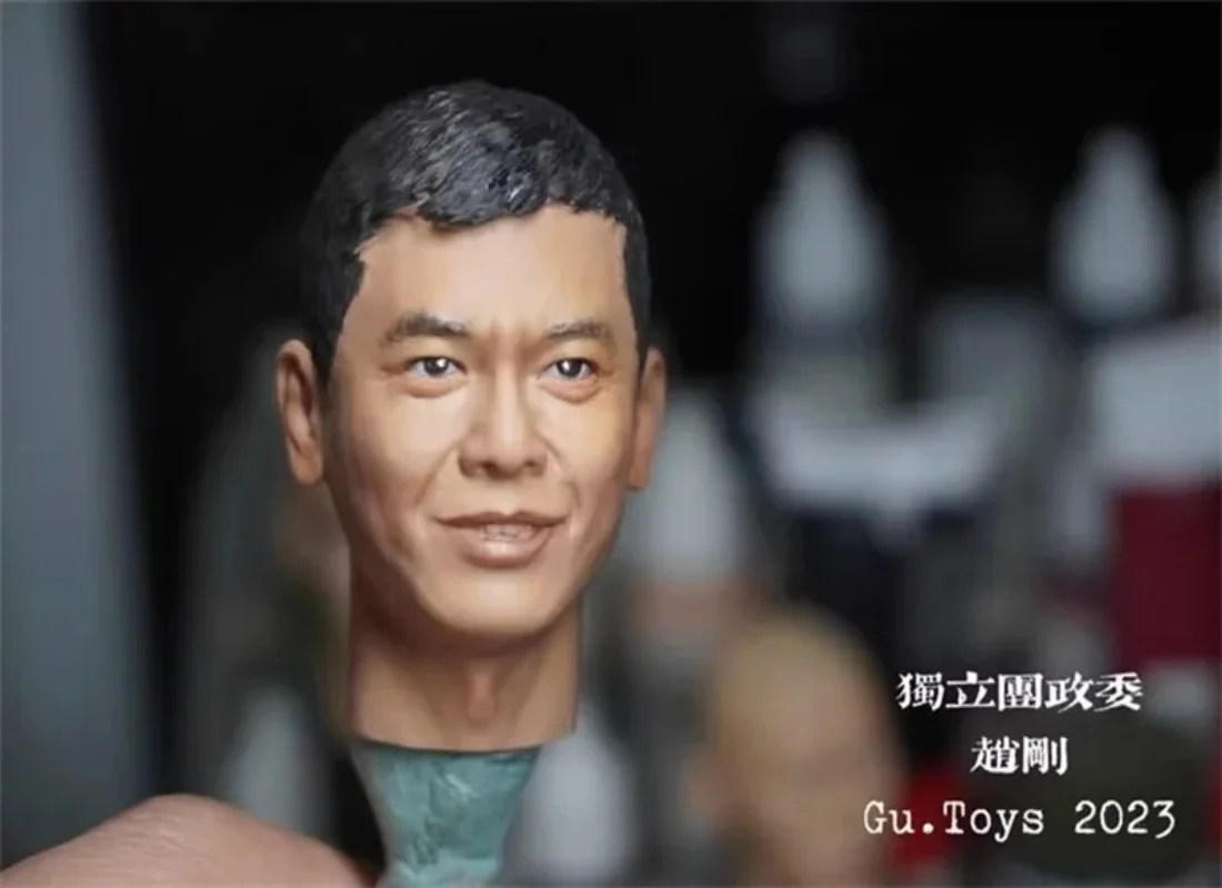 Gu.Toys 1/6 мужской солдат независимая политическая Commissar Zhao Gang модель с резьбой по