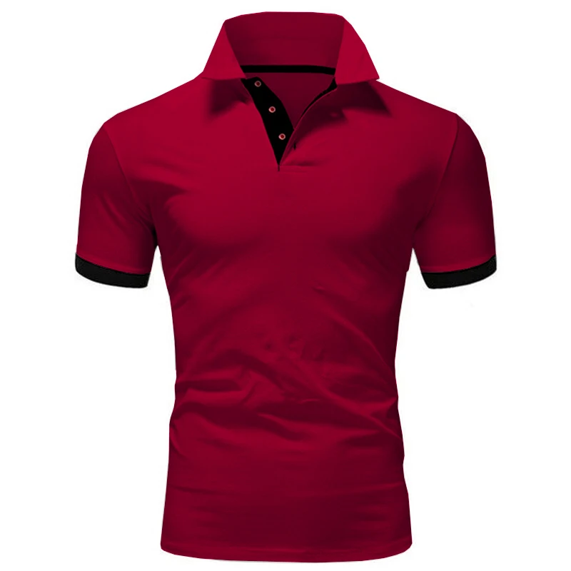 

New Man Polo Shirt Mens Casual Polo shirt Men Short Sleeve High Quantity polo men