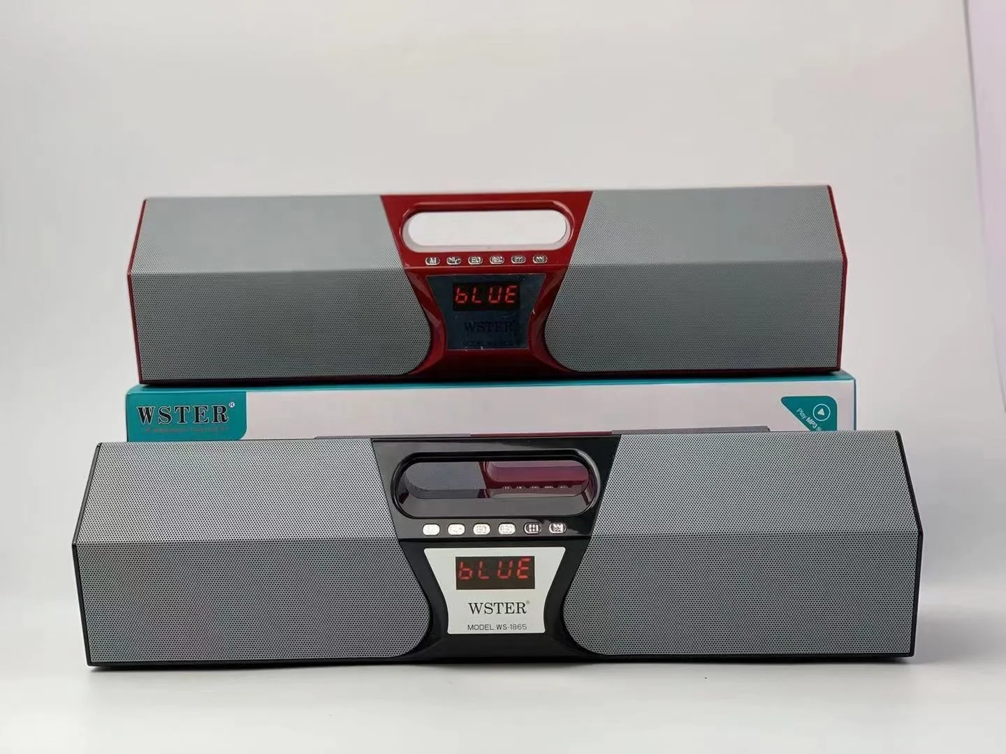 WSTER WS1865 Поддержка USB TF-карты FM-радио динамик Bluetooth светодиодный светильник