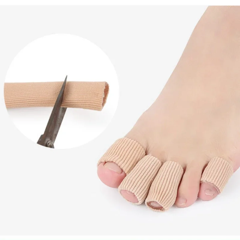 силиконовый чехол тканевый разделитель пальцев ног прокладка рукав колпачок