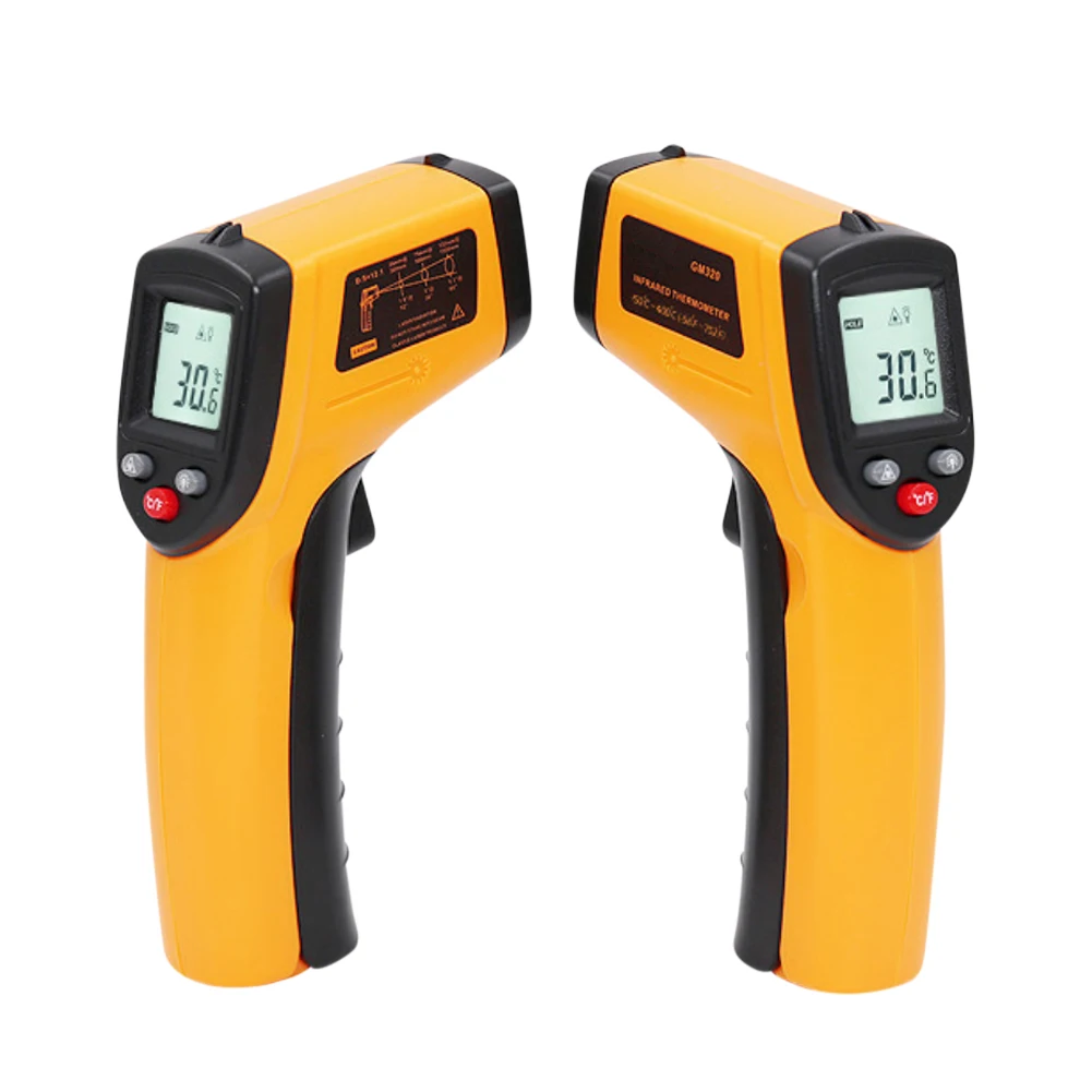 

Infrared Thermometer Laser Temp -50~400°C Digital Non-Contact Infrared Thermomete Industrial Outdoor Laser Pyrometer