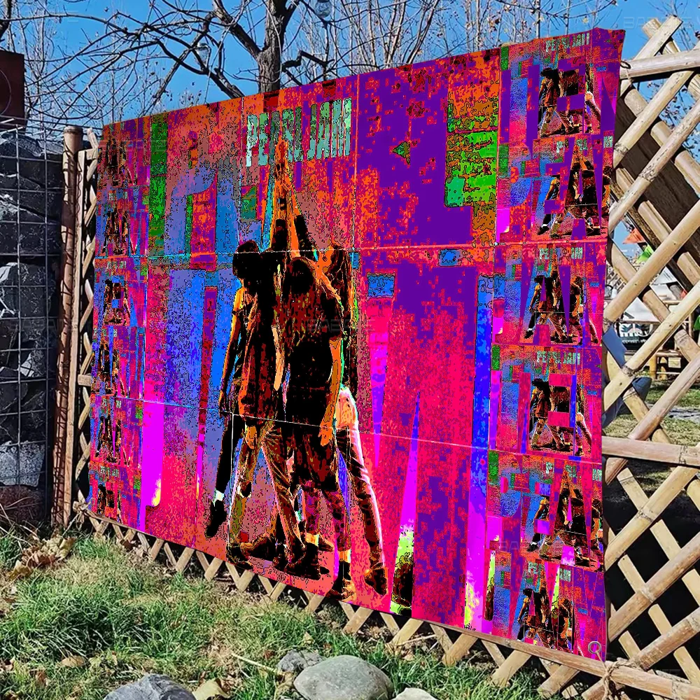 P-Pearl J-Jam BAND аниме диаграмма флаг для гостиной домашний декор в общежитии