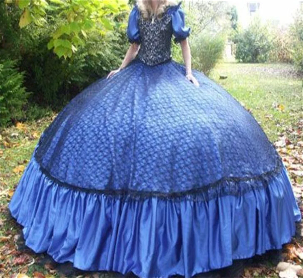 Синие кружевные блестящие тканевые платья-бандо для вечеринки 2023