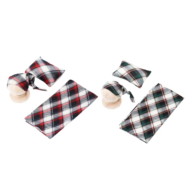 

Newborn Photography Props Baby Boys Girls Photo Props Wrap Hat & Pillow