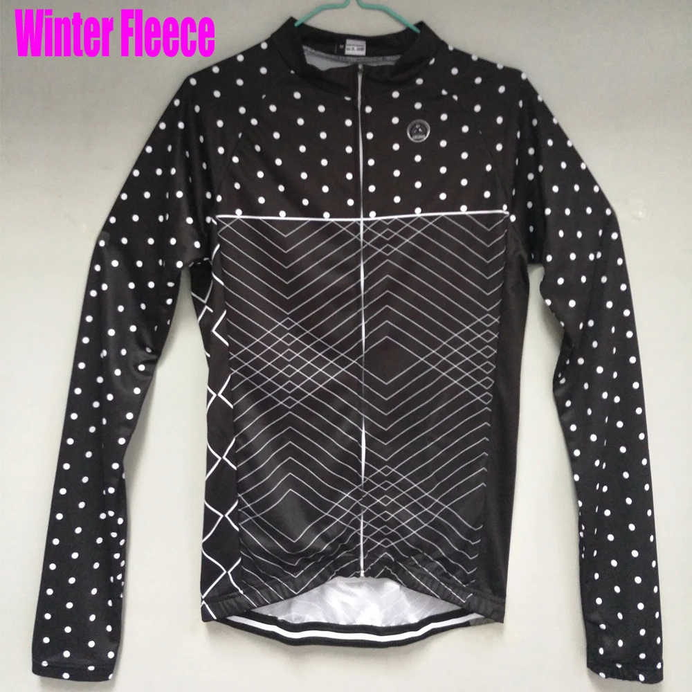 

Новинка 2017, женская футболка для велоспорта с длинным рукавом, черная теплая зимняя флисовая одежда без флиса, одежда для велоспорта Произв...